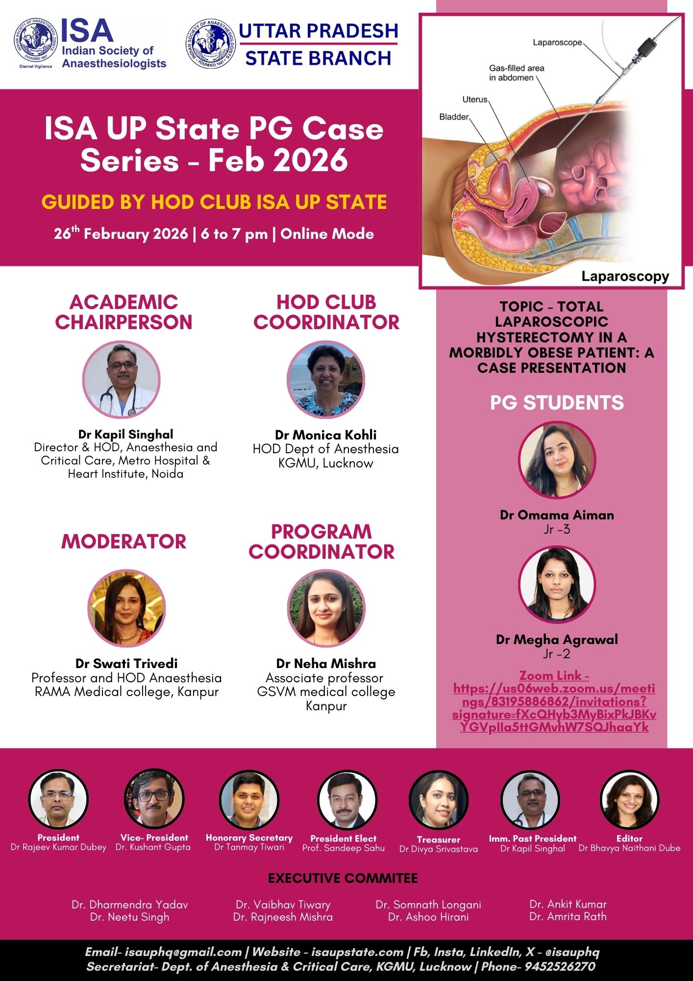 ISA UP State - Academic Activity - PG Case series - Feb 2026