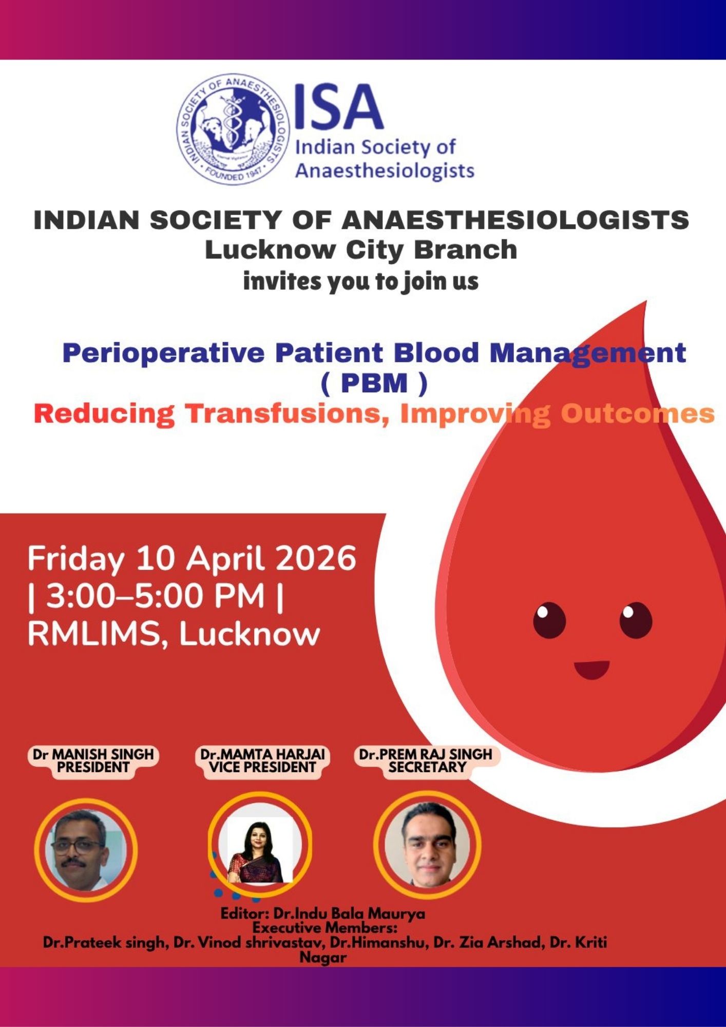 ISA UP State - Academic Activity - Perioperative Patient Blood Management