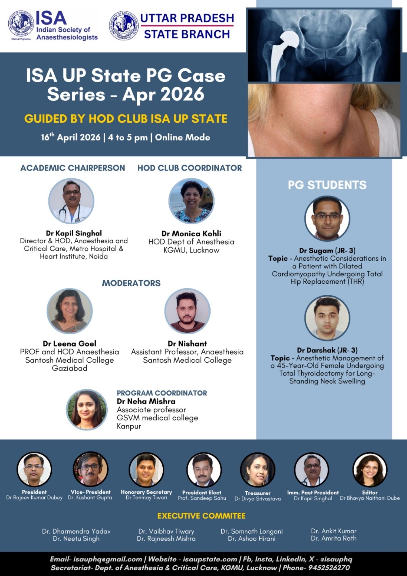 ISA UP State - Academic Activity - ISA UP State PG Case Series - Apr 2026