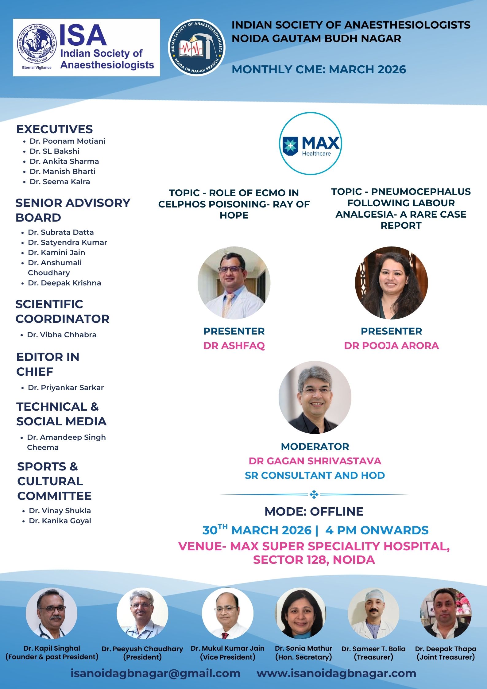 ISA UP State - Academic Activity - Monthly Clinical Meet