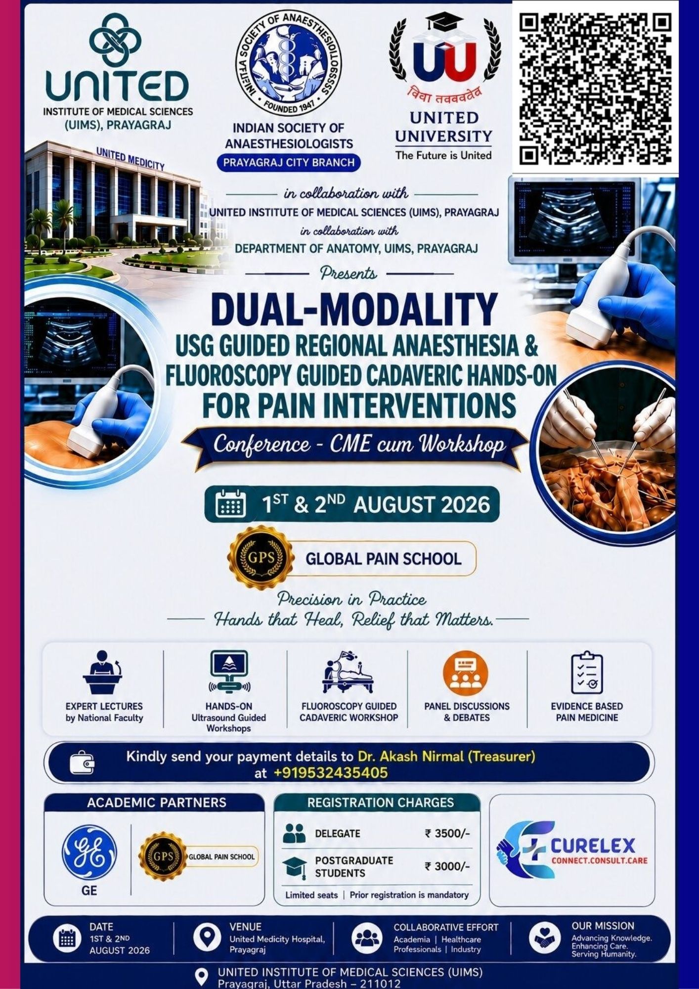 ISA UP State - Academic Activity - CME cum Workshop- Advancing the practice of Regional Anaesthesia & Pain Interventions