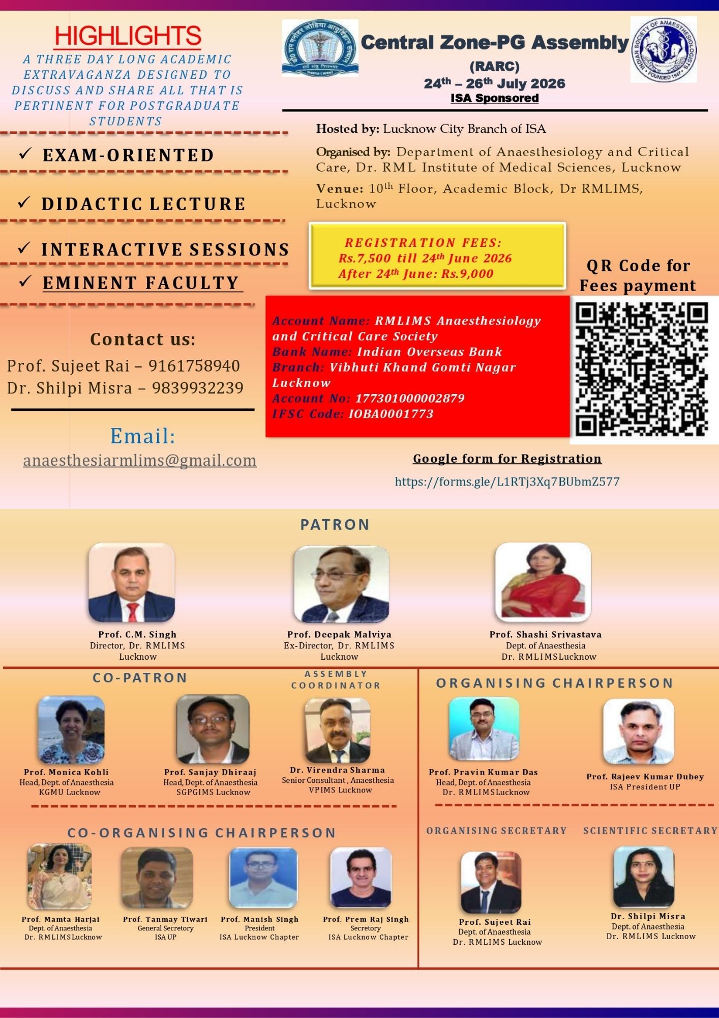ISA UP State - Academic Activity - Central Zone - PG Assembly (RARC)