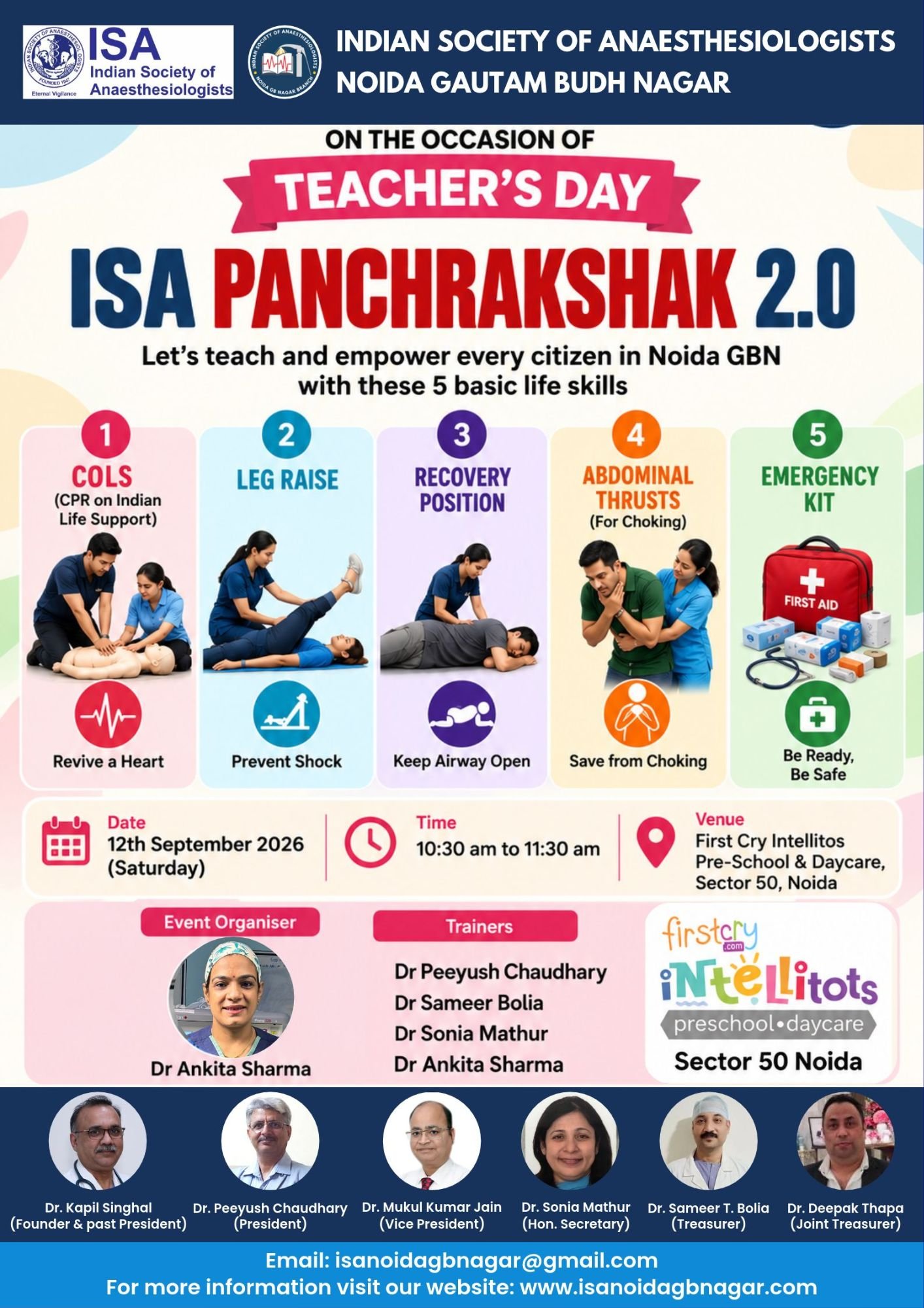 ISA UP State - Academic Activity - ISA Panchrakshak 2.0 - Teachers' Day