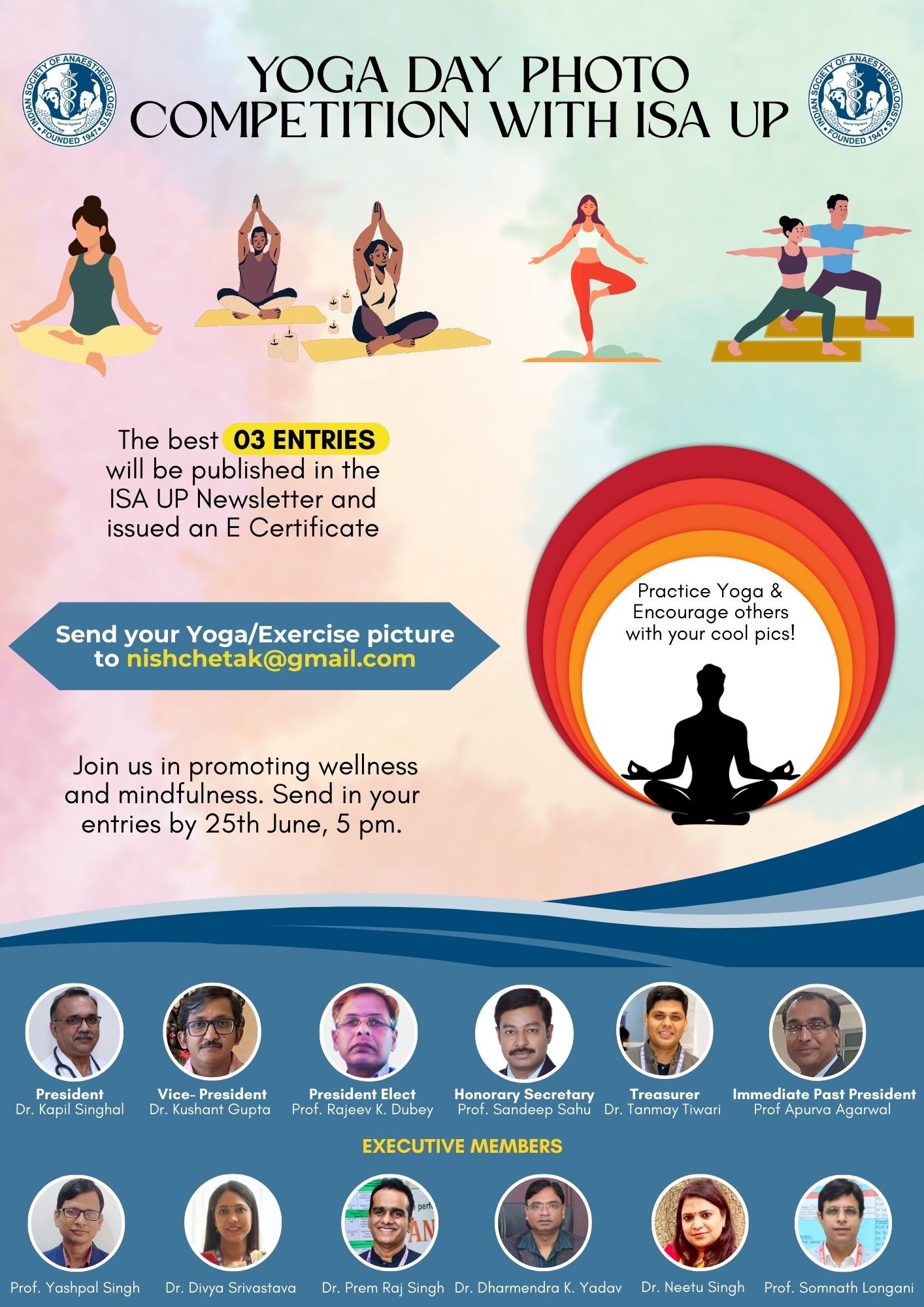 ISA UP State - Academic Activity - Yoga Day Photo Competition