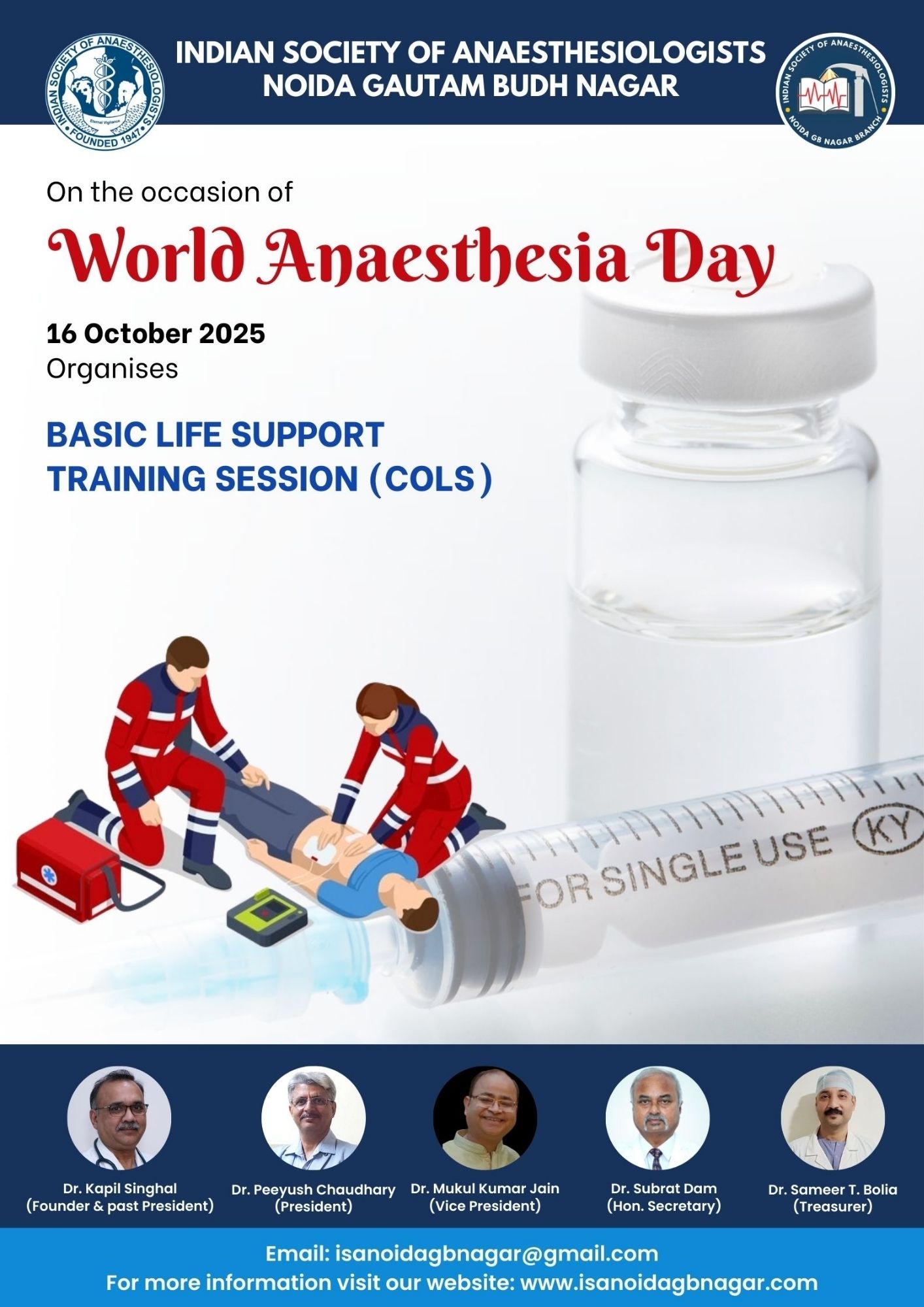 ISA UP State - Academic Activity - World Anaesthesia Day