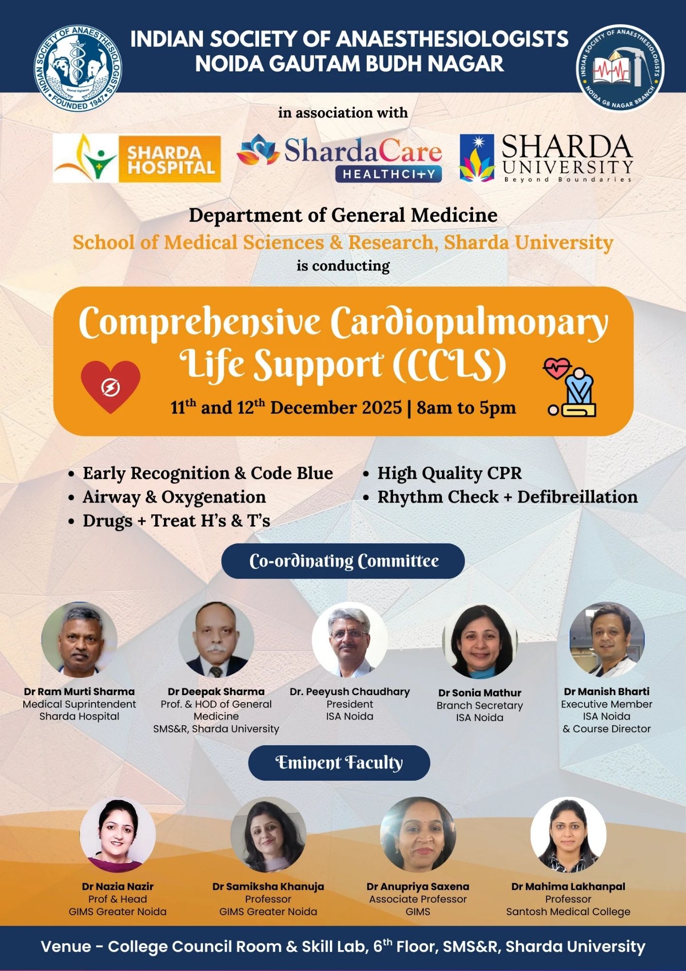 ISA UP State - Academic Activity - Comprehensive Cardiopulmonary Life Support (CCLS)