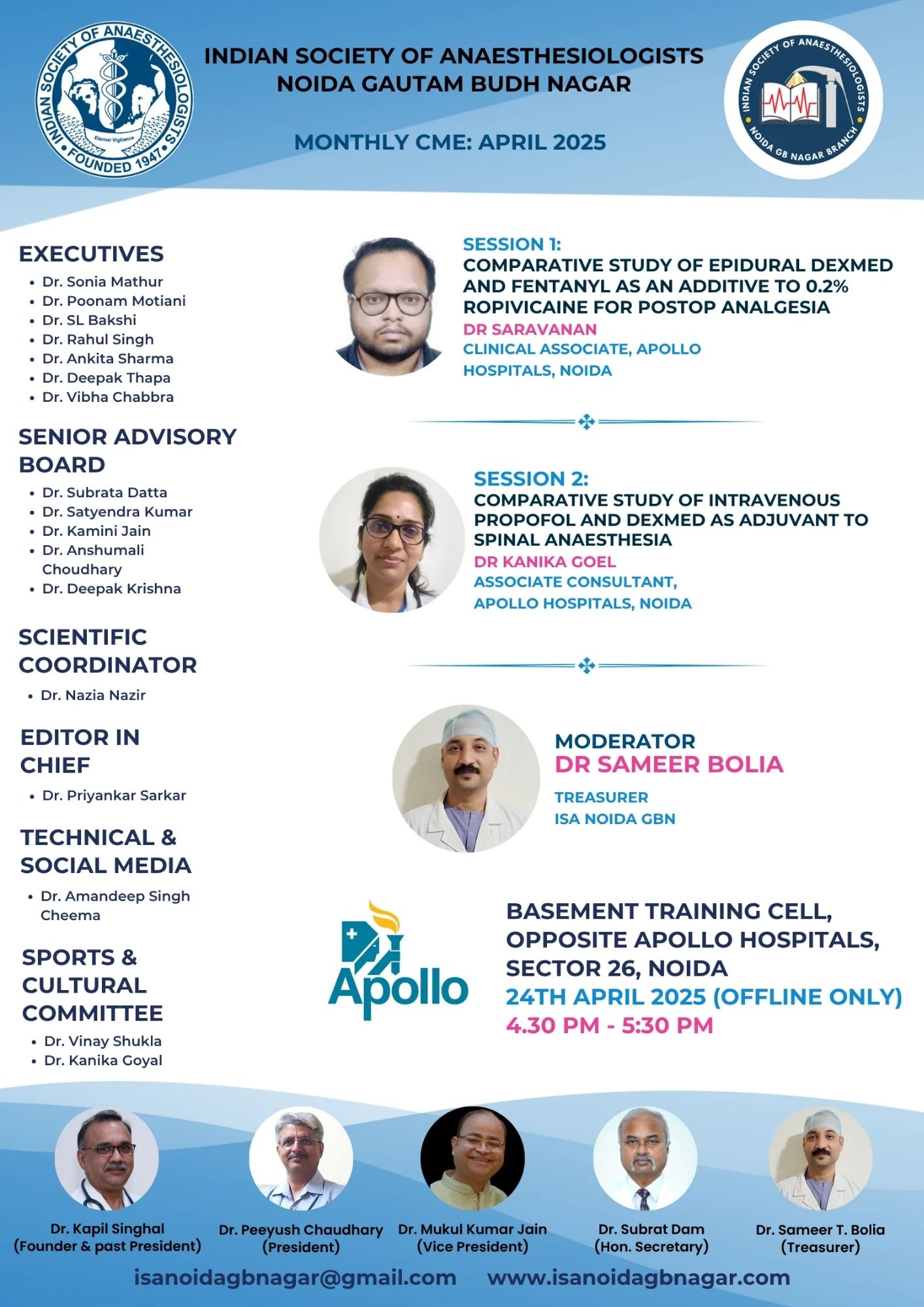 ISA UP State - Academic Activity - Monthly Clinical Meet