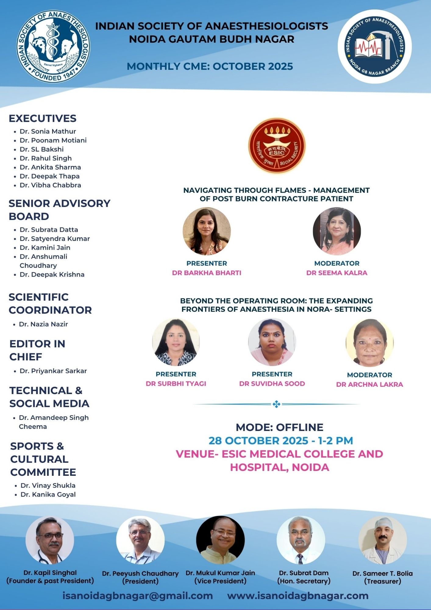 ISA UP State - Academic Activity - Monthly Clinical Meet