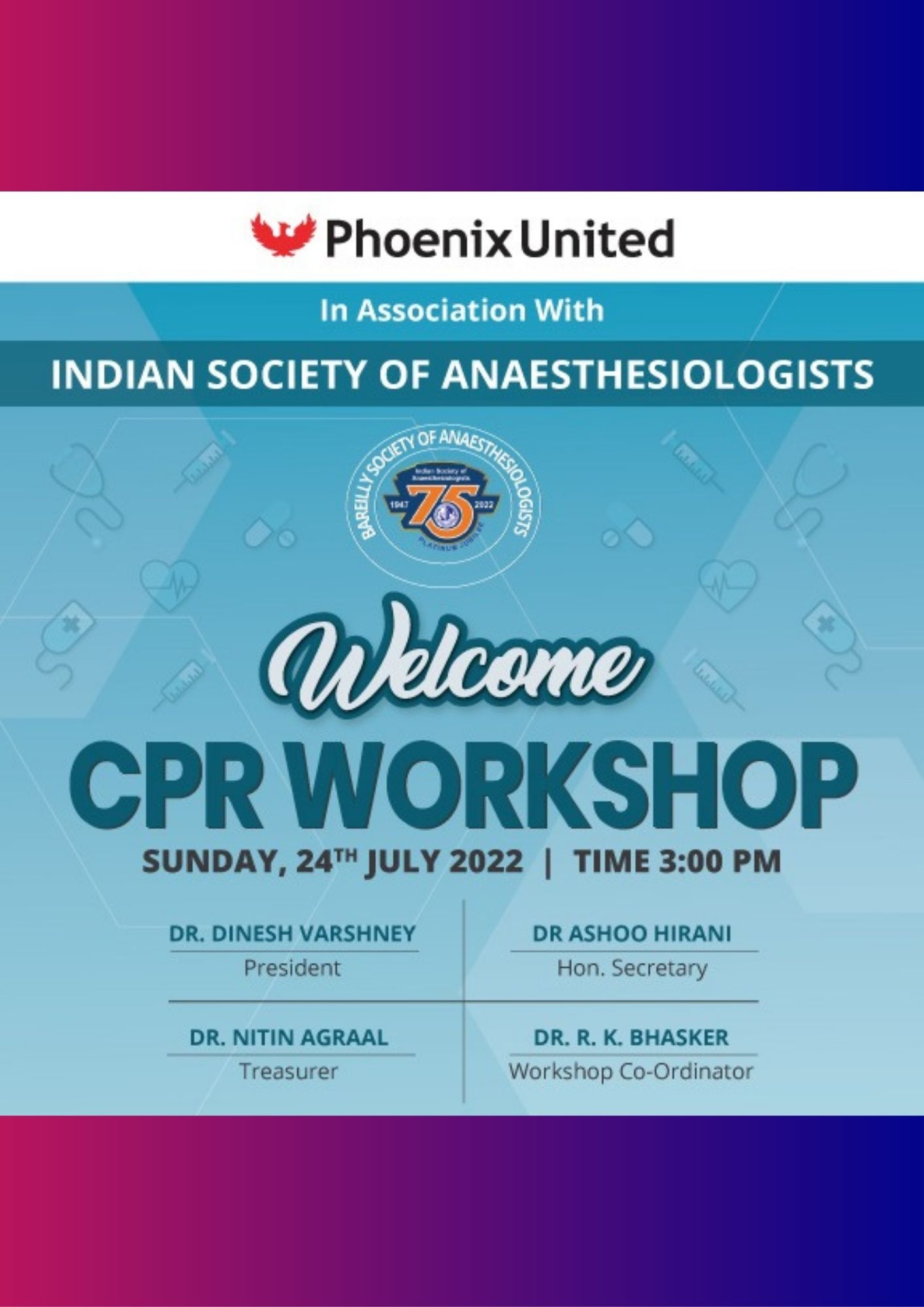 ISA UP State - Academic Activity - CPR hands on Workshops