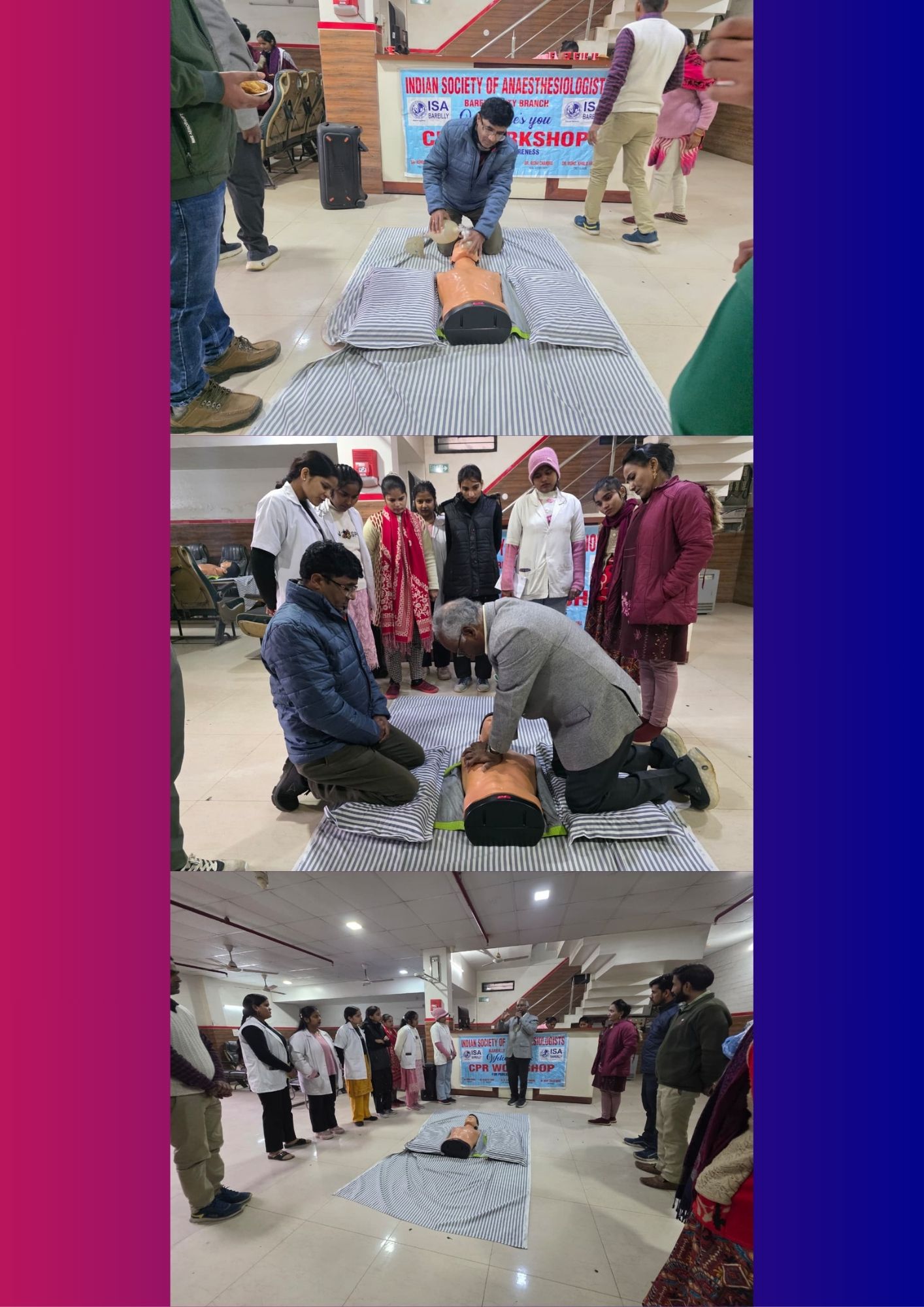 ISA UP State - Academic Activity - CPR hands on workshop