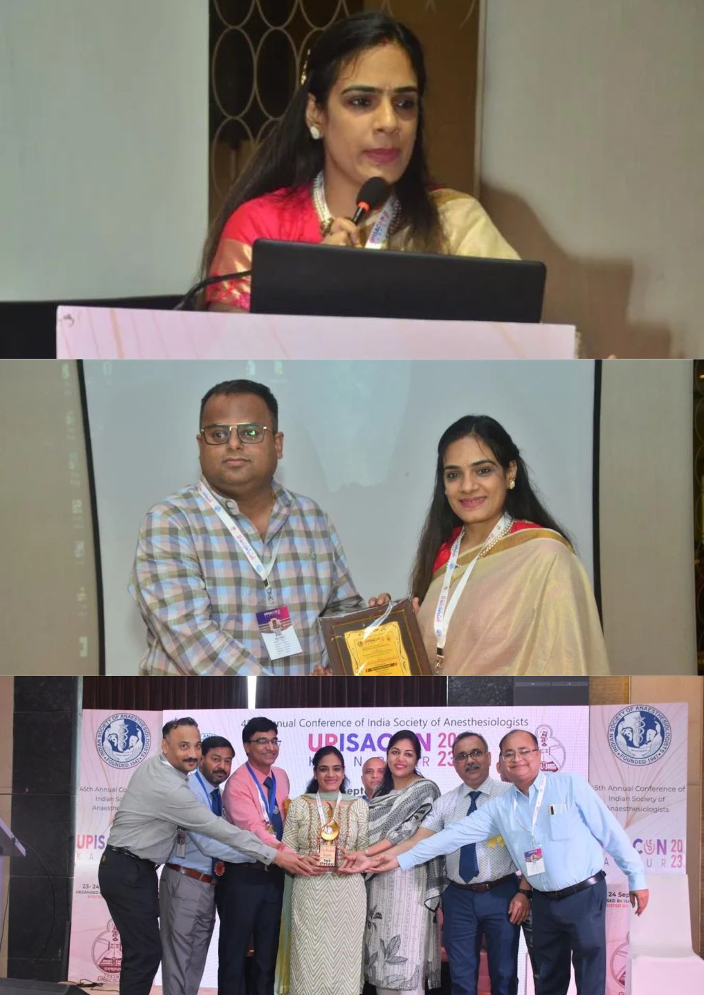 ISA UP State - Achievement Dr. Ankita Sharma bagged the FIRST PRIZE