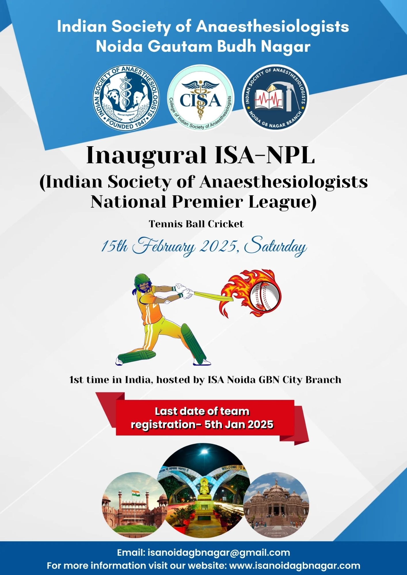 ISA UP State - Achievement Inaugural ISA-NPL | Tennis Ball Cricket